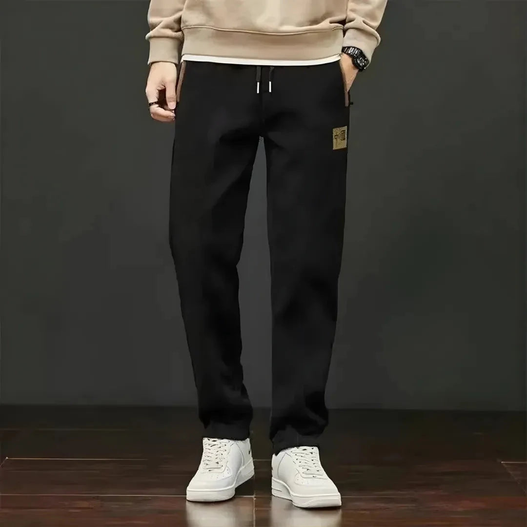 Fleece-Lined Corduroy Trousers
